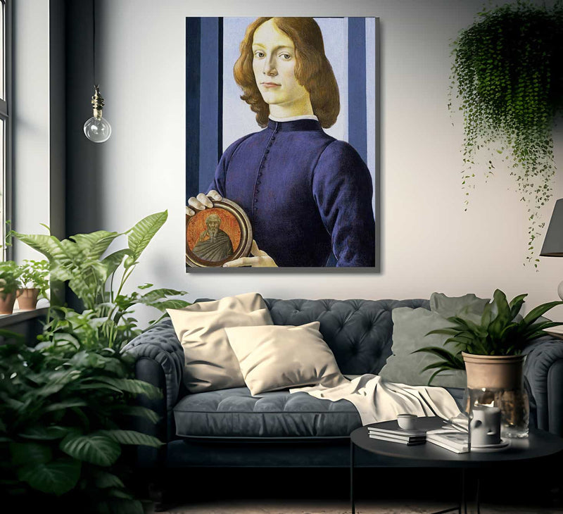 Portrait Of A Young Man By Sandro Botticelli Fine Art Print