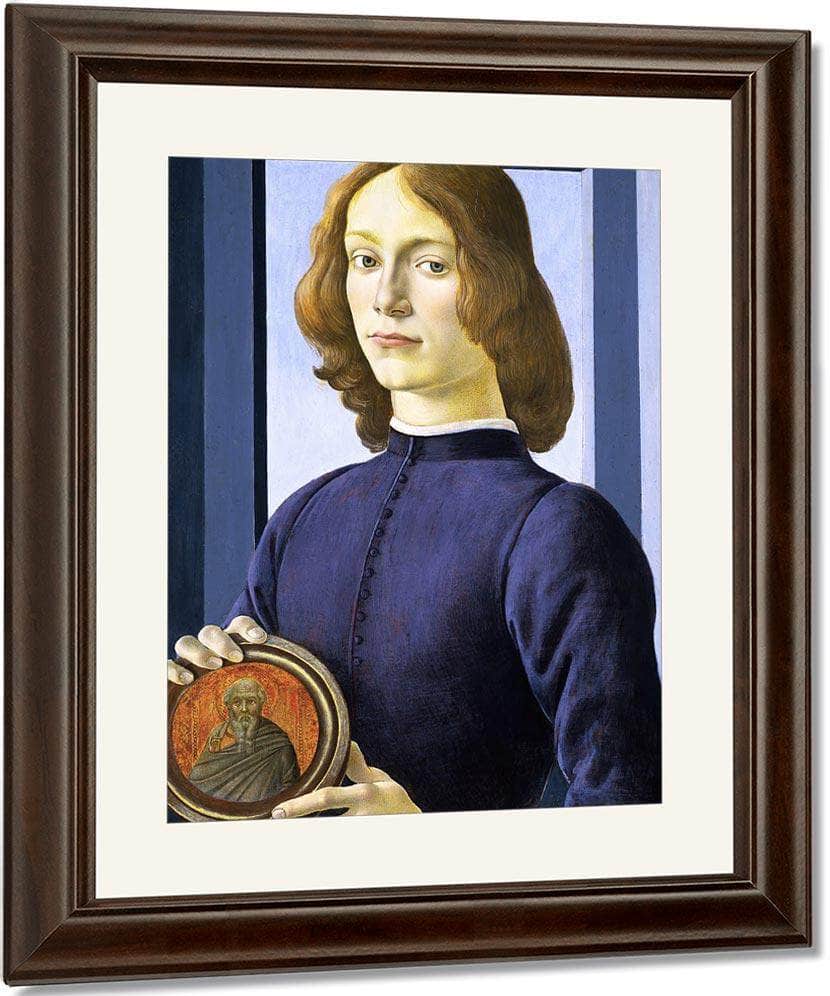 Portrait Of A Young Man By Sandro Botticelli Fine Art Print