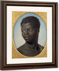 Portrait Of A Young Negro By Maurice Quentin De La Tour Fine Art Print
