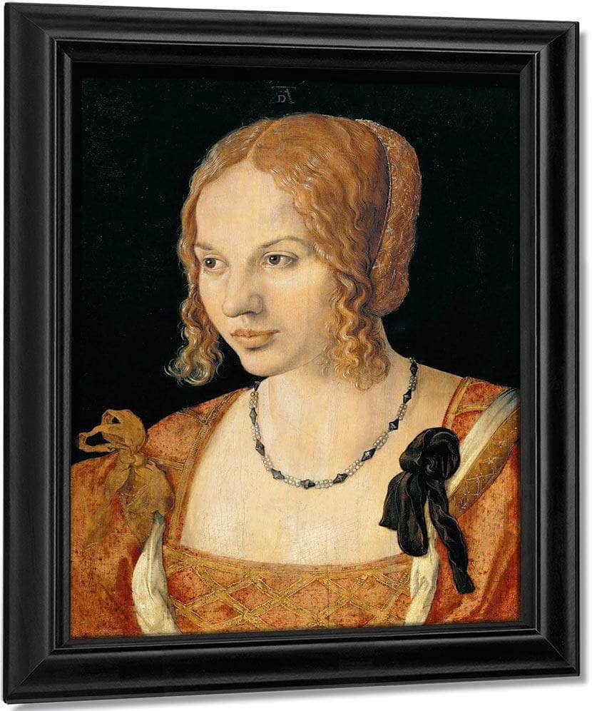 Portrait Of A Young Venetian Woman 1505 By Albrecht Durer Fine Art Print