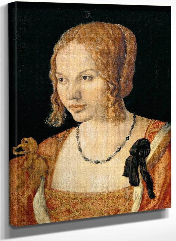 Portrait Of A Young Venetian Woman 1505 By Albrecht Durer Fine Art Print