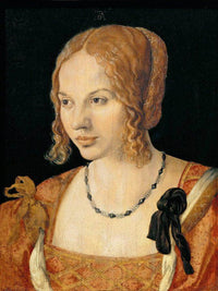 Portrait Of A Young Venetian Woman 1505 By Albrecht Durer Fine Art Print