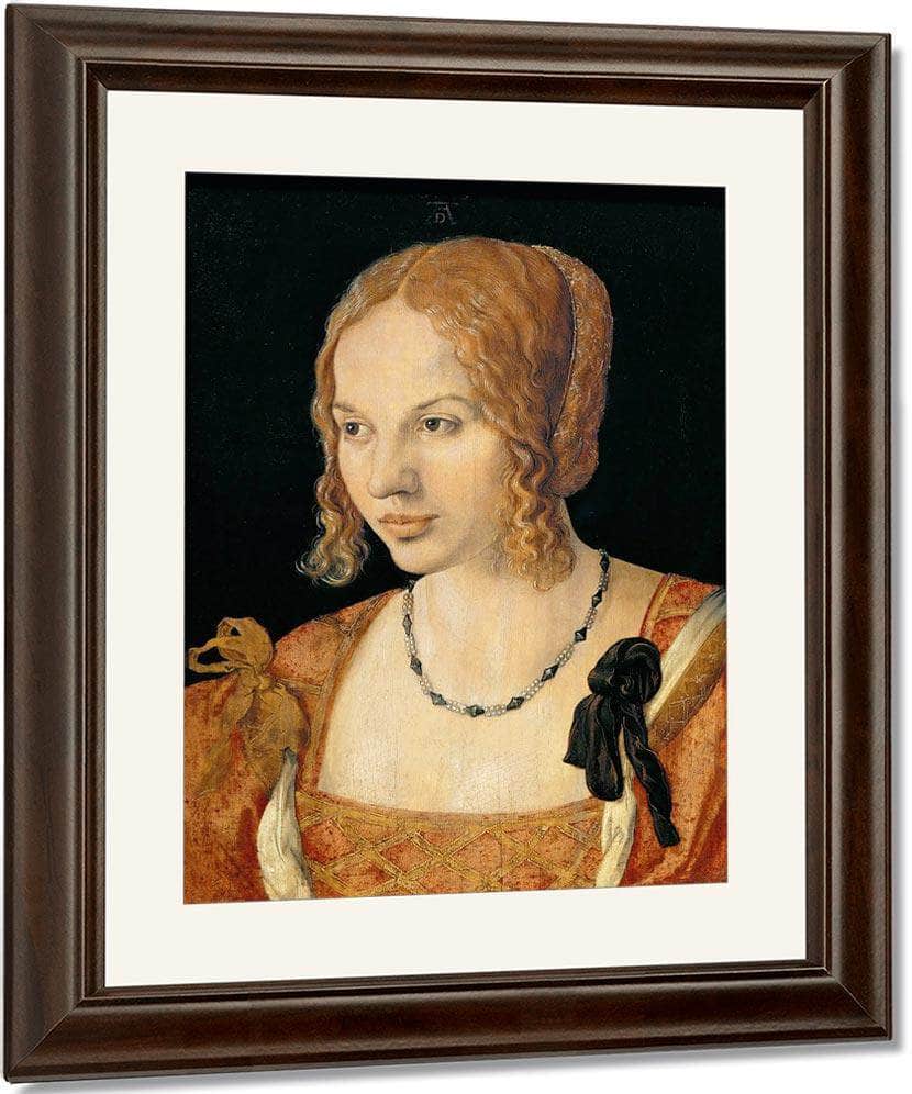 Portrait Of A Young Venetian Woman 1505 By Albrecht Durer Fine Art Print