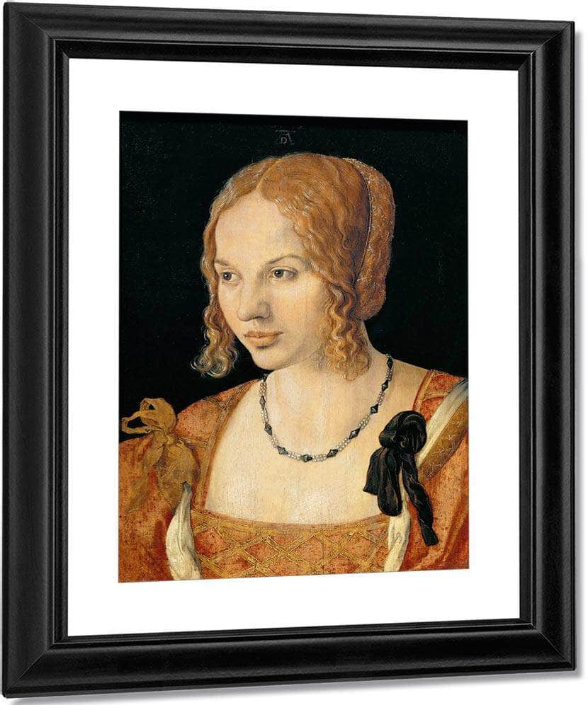 Portrait Of A Young Venetian Woman 1505 By Albrecht Durer Fine Art Print