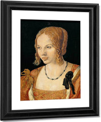 Portrait Of A Young Venetian Woman 1505 By Albrecht Durer Fine Art Print