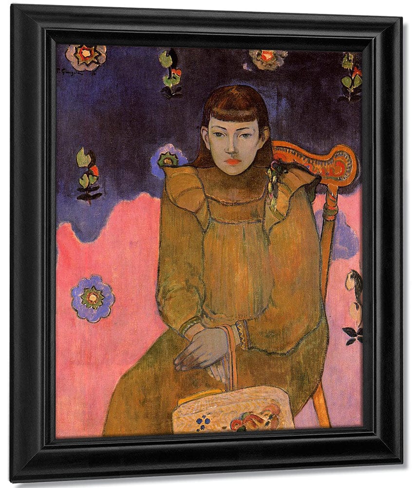 Portrait Of A Young Woman Vaite Jeanne Goupil 1896 2Nd Tahiti Period Ordrupgaard Collection Copenhagen By Paul Gauguin Fine Art Print