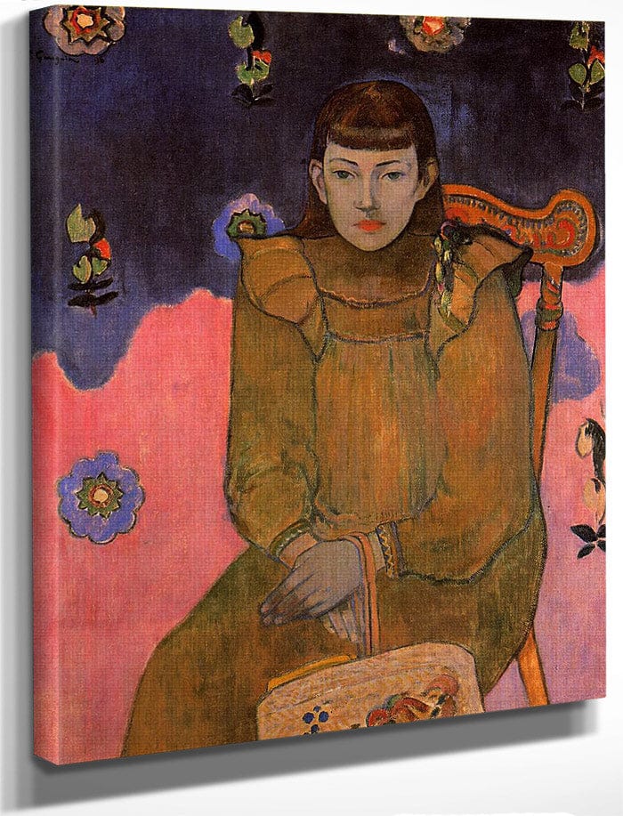Portrait Of A Young Woman Vaite Jeanne Goupil 1896 2Nd Tahiti Period Ordrupgaard Collection Copenhagen By Paul Gauguin Fine Art Print