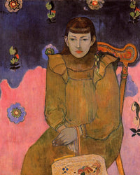 Portrait Of A Young Woman Vaite Jeanne Goupil 1896 2Nd Tahiti Period Ordrupgaard Collection Copenhagen By Paul Gauguin Fine Art Print