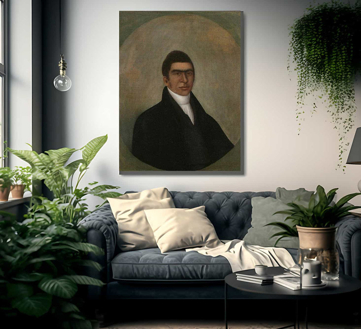Portrait Of Abner Coker 1810 By Joshua Johnson Fine Art Print