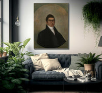 Portrait Of Abner Coker 1810 By Joshua Johnson Fine Art Print