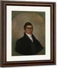 Portrait Of Abner Coker 1810 By Joshua Johnson Fine Art Print
