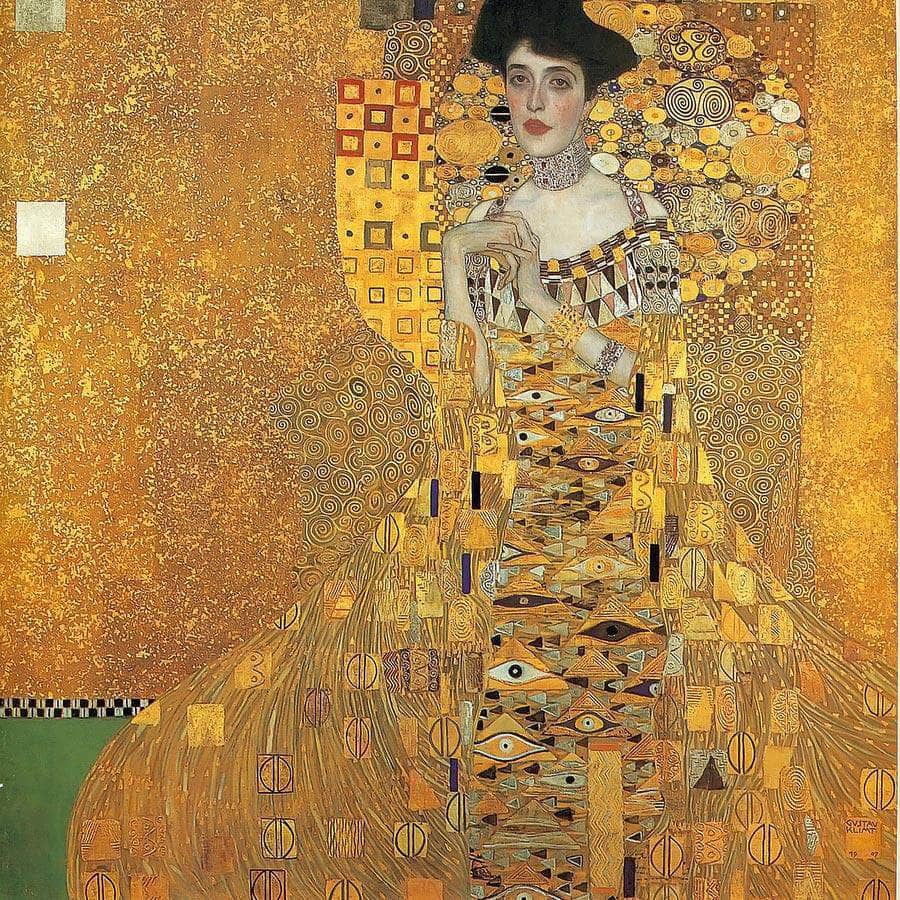 Portrait Of Adele Bloch Bauer I By Gustav Klimt Fine Art Print