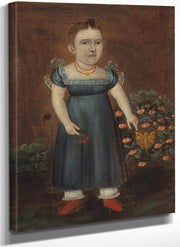 Portrait Of Adelia Ellender 1805 By Joshua Johnson Fine Art Print
