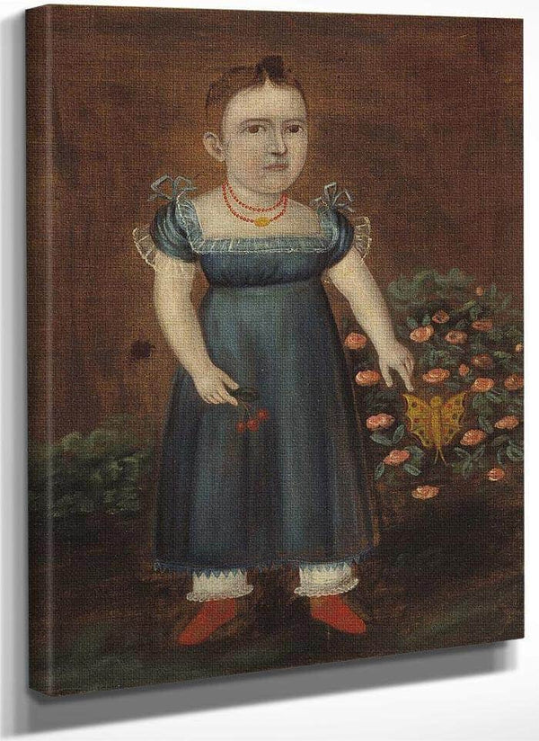 Portrait Of Adelia Ellender 1805 By Joshua Johnson Fine Art Print