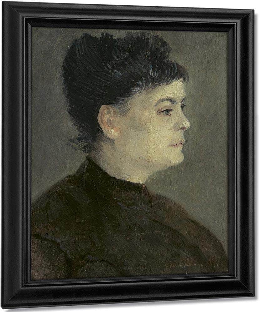 Portrait Of Agostina Segatori By Vincent Van Gogh Fine Art Print