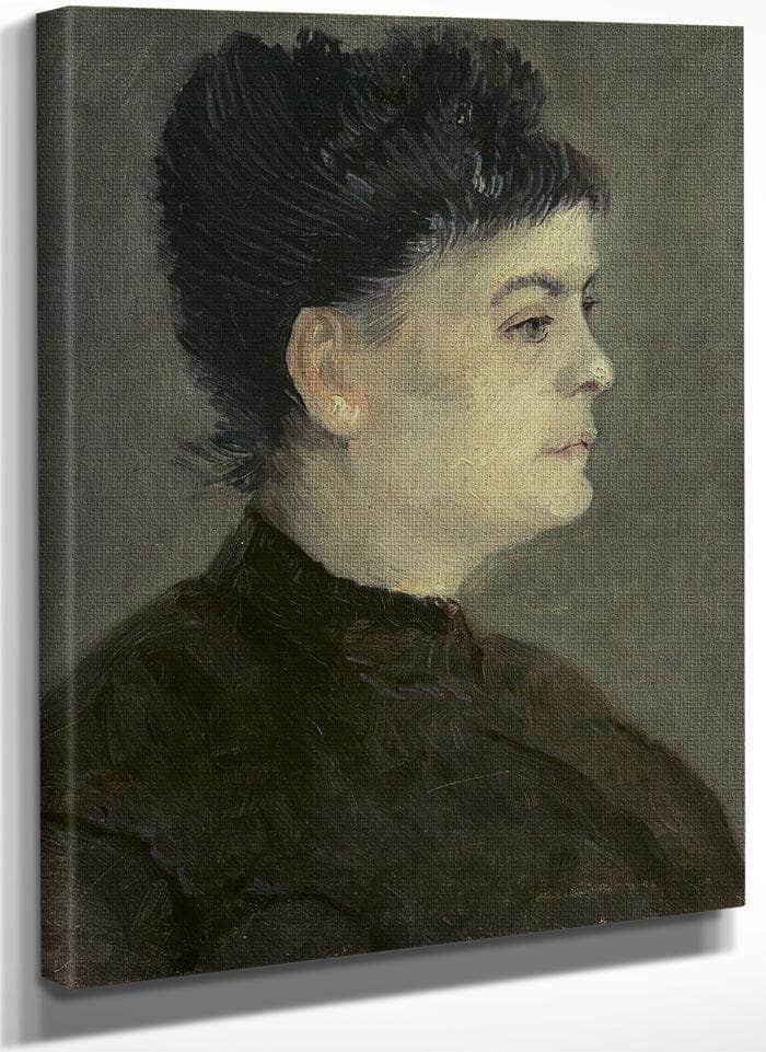 Portrait Of Agostina Segatori By Vincent Van Gogh Fine Art Print