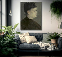 Portrait Of Agostina Segatori By Vincent Van Gogh Fine Art Print