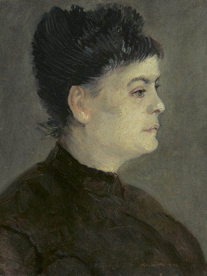 Portrait Of Agostina Segatori By Vincent Van Gogh Fine Art Print