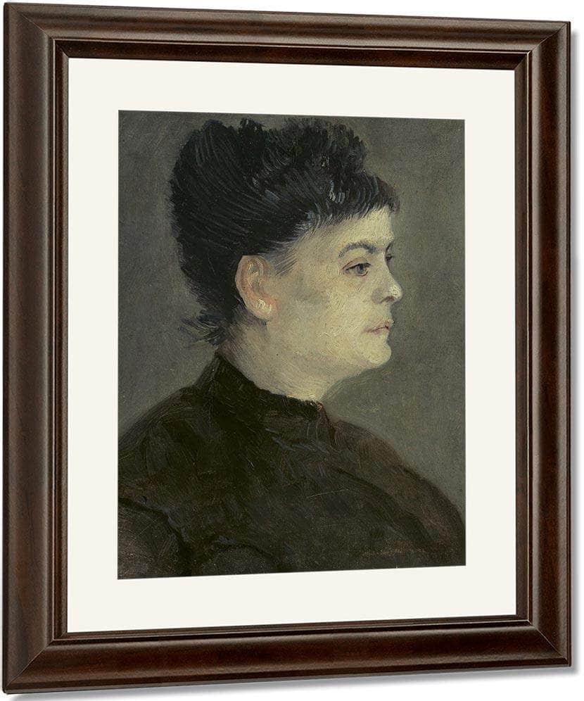 Portrait Of Agostina Segatori By Vincent Van Gogh Fine Art Print