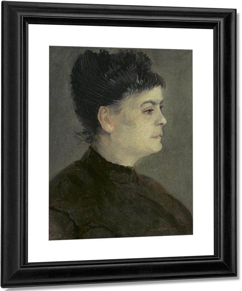 Portrait Of Agostina Segatori By Vincent Van Gogh Fine Art Print