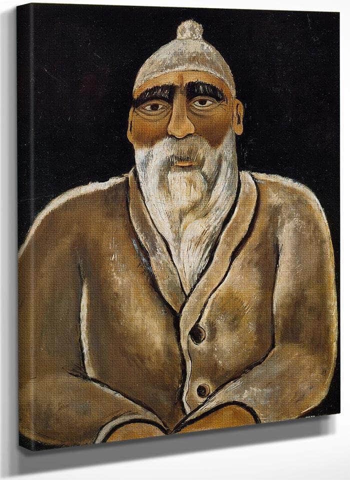 Portrait Of Alber Pinkham Ryder By Marsden Hartley Fine Art Print
