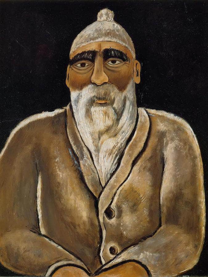 Portrait Of Alber Pinkham Ryder By Marsden Hartley Fine Art Print