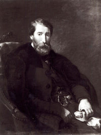 Portrait Of Alfred Bruyas (1821 77) By Ferdinand Victor Eugene Delacroix Fine Art Print