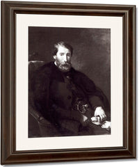 Portrait Of Alfred Bruyas (1821 77) By Ferdinand Victor Eugene Delacroix Fine Art Print