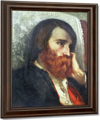 Portrait Of Alfred Bruyas By Jean Desire Gustave Courbet Fine Art Print