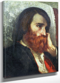 Portrait Of Alfred Bruyas By Jean Desire Gustave Courbet Fine Art Print