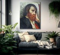Portrait Of Alfred Bruyas By Jean Desire Gustave Courbet Fine Art Print