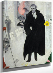 Portrait Of Alfred Stieglitz By Florine Stettheimer Fine Art Print