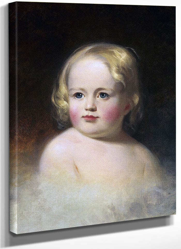 Portrait Of Alice Potter (Mrs. James Dundas Lippincott) By Thomas Sully Fine Art Print