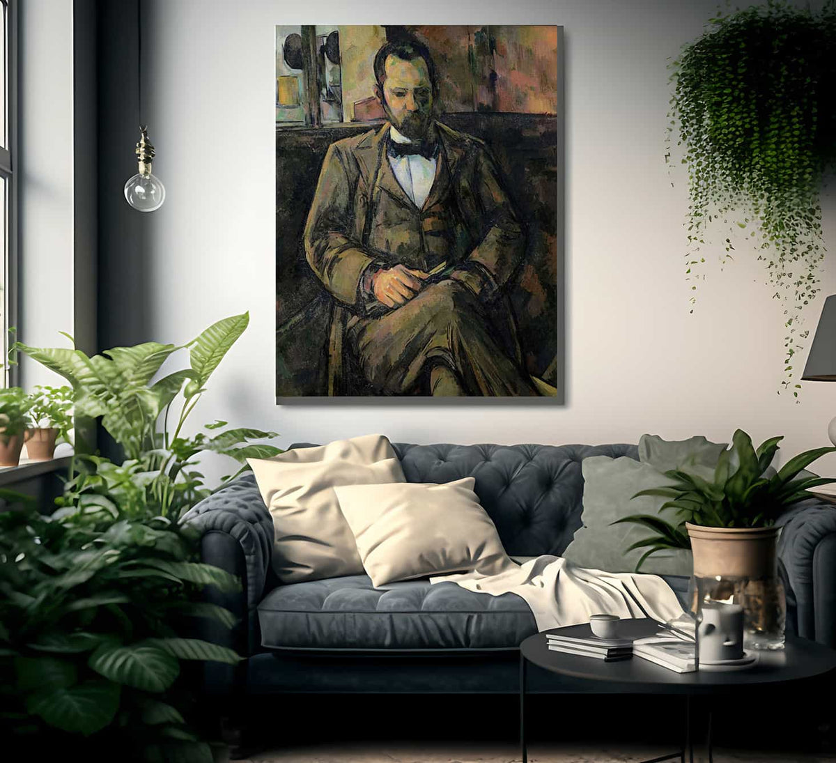 Portrait Of Ambroise Vollard By Paul Cezanne Fine Art Print