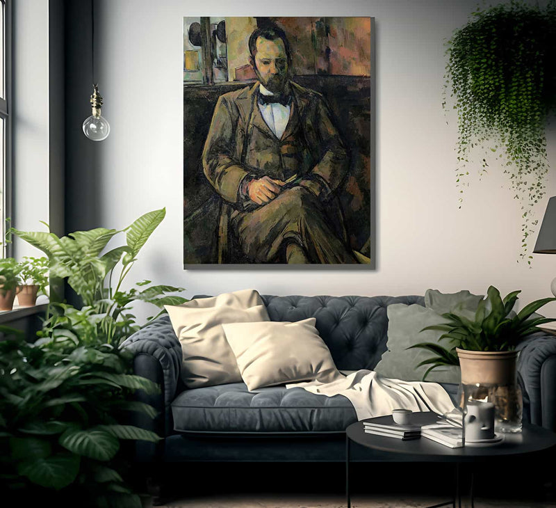 Portrait Of Ambroise Vollard By Paul Cezanne Fine Art Print