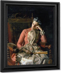 Portrait Of Amelia Van Buren 1891 By Thomas Eakins Fine Art Print