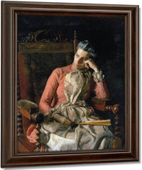 Portrait Of Amelia Van Buren 1891 By Thomas Eakins Fine Art Print