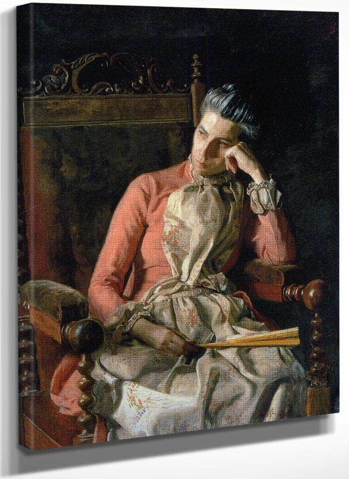 Portrait Of Amelia Van Buren 1891 By Thomas Eakins Fine Art Print