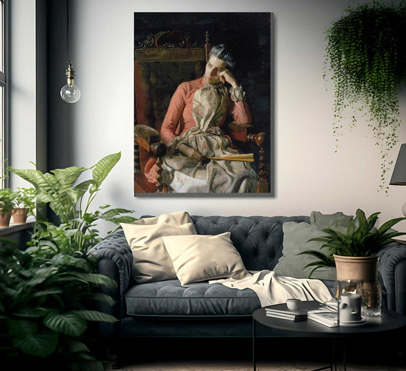 Portrait Of Amelia Van Buren 1891 By Thomas Eakins Fine Art Print