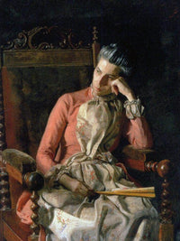 Portrait Of Amelia Van Buren 1891 By Thomas Eakins Fine Art Print