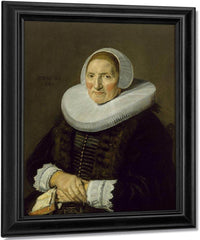 Portrait Of An Elderly Woman By Frans Hals Fine Art Print