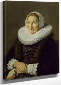 Portrait Of An Elderly Woman By Frans Hals Fine Art Print