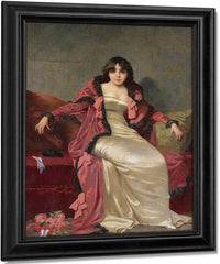 Portrait Of An Elegant Lady By Vincent Stiepevich Fine Art Print