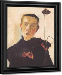 Portrait Of An Old Woman 1 By Paula Modersohn Becker Fine Art Print