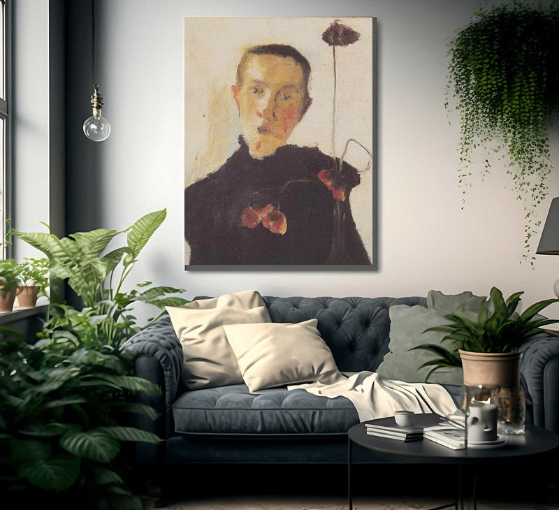 Portrait Of An Old Woman 1 By Paula Modersohn Becker Fine Art Print