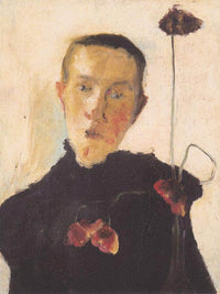 Portrait Of An Old Woman 1 By Paula Modersohn Becker Fine Art Print