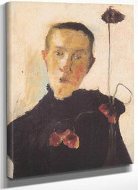 Portrait Of An Old Woman 1 By Paula Modersohn Becker Fine Art Print