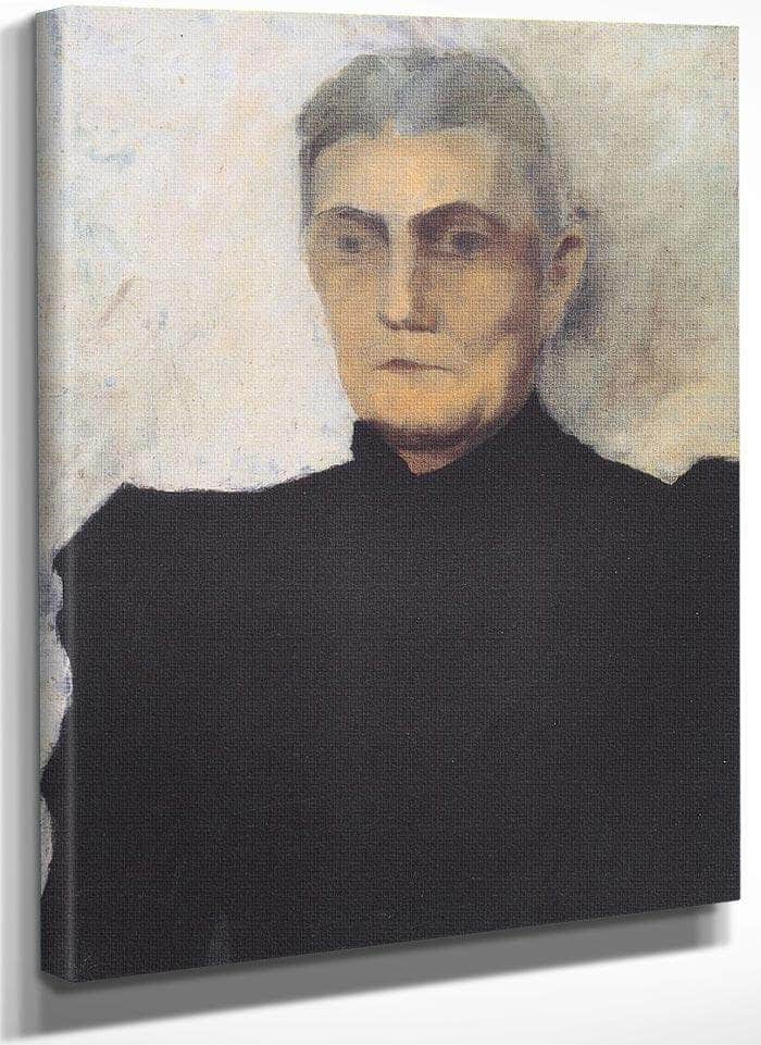 Portrait Of An Old Woman By Paula Modersohn Becker Fine Art Print