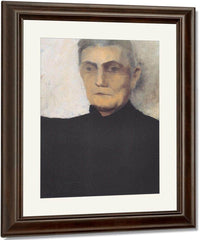 Portrait Of An Old Woman By Paula Modersohn Becker Fine Art Print