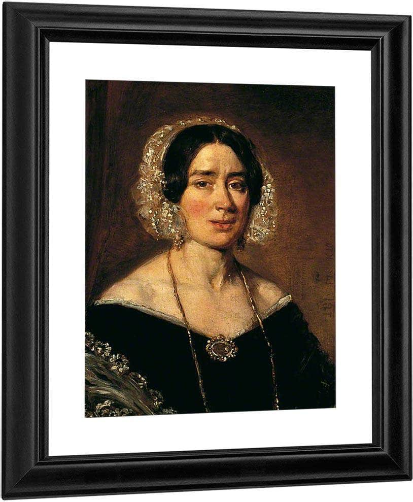 Portrait Of An Unknown Woman By William Etty Fine Art Print